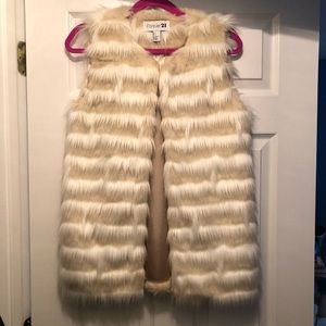 Fur Vest size small